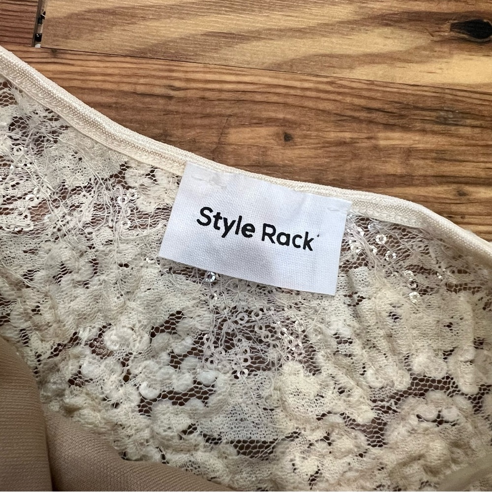Style Rack Cream Lace Dress - Picture 3 of 6